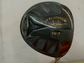 【中古】グランプリ GP PLATINUM フェアウェイウッド 7W 21° 42.0インチ ヘッドカバーあり ツア-AD　MJ-5 リシャフト品 Cランク 右利き用 ゴルフクラブ ゴルフドゥ ゴルフ用品 GOLF DO 中古ゴルフク