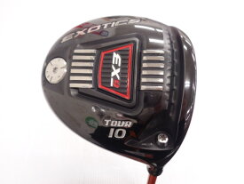 【中古】ツアーエッジ EXOTICS EX9 TOUR ドライバー 10° Rフレックス 45.0インチ ツアーAD 50 54G リシャフト品 Cランク 右利き用 Tour Edge ゴルフクラブ ゴルフドゥ ゴルフ用品 GOLF DO 中古ゴルフクラ