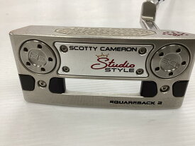 【中古】タイトリスト SC STUDIO STYLE FASTBACK 2 パター 33.0インチ ヘッドカバーあり オリジナルスチール Dランク 右利き用 Titleist ゴルフクラブ スコッティキャメロン スタジオスタイル ゴルフド