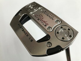 【中古】タイトリスト SC STUDIO STYLE FASTBACK 1.5 パター 34.0インチ ヘッドカバーあり オリジナルスチール Dランク 右利き用 Titleist ゴルフクラブ スコッティキャメロン スタジオスタイル ゴルフ