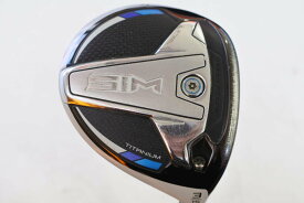 【中古】テーラーメイド SIM フェアウェイウッド 3W 15° Sフレックス 43.0インチ ヘッドカバーあり TENSEI CK PRO Orange 60 リシャフト品 Cランク 右利き用 Taylormade ゴルフクラブ シム ゴルフドゥ ゴ