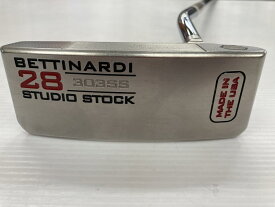 【中古】ベティナルディ STUDIO STOCK #28 2021 パター 33.0インチ オリジナルスチール Bランク 右利き用 BETTINARDI ゴルフクラブ ゴルフドゥ ゴルフ用品 GOLF DO 中古ゴルフクラブ