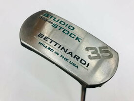 【中古】ベティナルディ STUDIO STOCK #35 2023 パター 34.0インチ ヘッドカバーあり オリジナルスチール Bランク 右利き用 BETTINARDI ゴルフクラブ ゴルフドゥ ゴルフ用品 GOLF DO 中古ゴルフクラブ