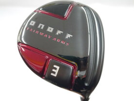 【中古】グローブライド ONOFF FAIRWAY ARMS AKA 2022 フェアウェイウッド 3W 15° Xフレックス 43.0インチ ヘッドカバーあり ATTAS　MB-FW 55 リシャフト品 Bランク 右利き用 GLOBERIDE ゴルフクラブ ゴルフ