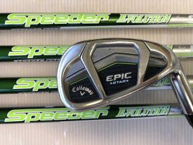 【中古】キャロウェイ EPIC STAR アイアンセット Sフレックス 38.0インチ Speeder EVOLUTION for EPIC Cランク 右利き用 Callaway ゴルフクラブ ゴルフドゥ ゴルフ用品 GOLF DO 中古ゴルフクラブ