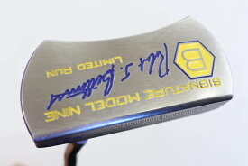 【中古】RJ ベティナルディ SIGNATURE MODEL NINE パター 34.0インチ ヘッドカバーあり オリジナルスチール Cランク 右利き用 BETTINARDI ゴルフクラブ ゴルフドゥ ゴルフ用品 GOLF DO 中古ゴルフクラブ