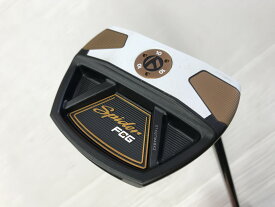 【中古】テーラーメイド Spider FCG BLACK/WHITE CRANK NECK パター 33.0インチ ヘッドカバーあり オリジナルスチール Cランク 右利き用 Taylormade ゴルフクラブ ゴルフドゥ ゴルフ用品 GOLF DO 中古ゴルフ