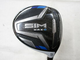 【中古】テーラーメイド SIM MAX-D フェアウェイウッド 5W 19° Sフレックス 42.5インチ ヘッドカバーあり ディアマナ　DF　60 リシャフト品 Dランク 右利き用 Taylormade ゴルフクラブ ゴルフドゥ ゴ