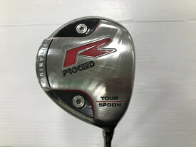 【中古】ジャスティック プロシードツアーコンクェスト R チタニウム フェアウェイウッド 3W 15° Rフレックス 43.25インチ NSプロ GT 600 リシャフト品 Dランク 右利き用 JUSTICK プロシード