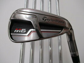 【中古】テーラーメイド M6 アイアンセット 21.5° 38.0インチ シャフト不明 リシャフト品 Cランク 右利き用 Taylormade ゴルフクラブ ゴルフドゥ ゴルフ用品 GOLF DO 中古ゴルフクラブ