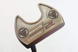 【中古】テーラーメイド TP COLLECTION PATINA ARDMORE 3 パター 34.0インチ ヘッドカバーあり NSプロ スーパーピーニング　ブルー リシャフト品 Cランク 右利き用 Taylormade ゴルフクラブ ゴルフドゥ ゴ