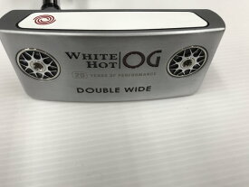 【中古】オデッセイ ホワイト ホット OG DOUBLE WIDE パター 34.0インチ ヘッドカバーあり STROKE LAB Aランク 左利き用 ODYSSEY ゴルフクラブ ゴルフドゥ ゴルフ用品 GOLF DO 中古ゴルフクラブ