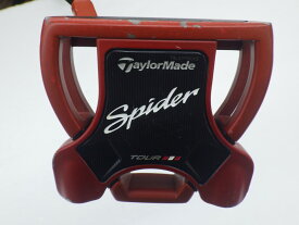 【中古】テーラーメイド Spider TOUR Red SMALL SLANT パター 32.0インチ オリジナルスチール Dランク 左利き用 Taylormade ゴルフクラブ ゴルフドゥ ゴルフ用品 GOLF DO 中古ゴルフクラブ