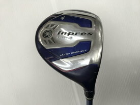 【中古】【レディースモデル】ヤマハ inpres UD+2 レディス フェアウェイウッド 4W 17.5° Lフレックス 42.25インチ ヘッドカバーあり TX-417F Dランク 右利き用 YAMAHA ゴルフクラブ ゴルフドゥ ゴルフ