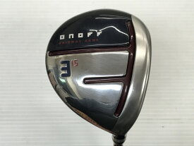 【中古】グローブライド ONOFF FAIRWAY ARMS AKA 2020 フェアウェイウッド 3W 15° Rフレックス 43.25インチ ヘッドカバーあり SMOOTH KICK MP-520F Cランク 右利き用 GLOBERIDE ゴルフクラブ ゴルフドゥ ゴルフ