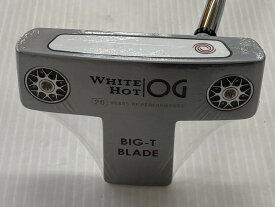 【中古】オデッセイ ホワイト ホット OG BIG T BLADE パター 33.0インチ ヘッドカバーあり STROKE LAB Aランク 右利き用 ODYSSEY ゴルフクラブ ゴルフドゥ ゴルフ用品 GOLF DO 中古ゴルフクラブ