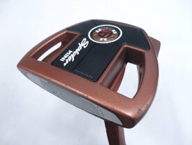 【中古】テーラーメイド Spider MINI COPPER US パター 34.0インチ ヘッドカバーあり オリジナルスチール Dランク 左利き用 Taylormade ゴルフクラブ ゴルフドゥ ゴルフ用品 GOLF DO 中古ゴルフクラブ