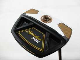 【中古】テーラーメイド Spider FCG BLACK/WHITE CRANK NECK パター 34.0インチ ヘッドカバーあり オリジナルスチール Cランク 右利き用 Taylormade ゴルフクラブ ゴルフドゥ ゴルフ用品 GOLF DO 中古ゴルフ