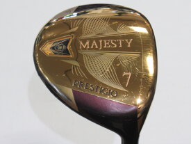 【中古】マジェスティゴルフ MAJESTY PRESTIGIO 12 フェアウェイウッド 7W 21° Rフレックス 42.0インチ ヘッドカバーあり MAJESTY LV750 Dランク 右利き用 MAJESTY ゴルフクラブ ゴルフドゥ ゴルフ用品 GOLF