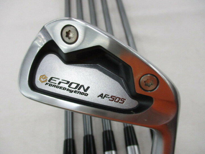 楽天市場】【中古】エポン AF-505 アイアンセット Rフレックス 38.0 