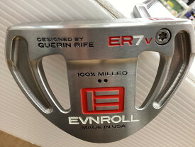 【中古】イーブンロールパター ER7v SHORT SLANT パター 34.0インチ ヘッドカバーあり オリジナルスチール Cランク 右利き用 EVNROLL PUTTERS ゴルフクラブ ゴルフドゥ ゴルフ用品 GOLF DO 中古ゴルフク