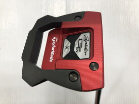 対象商品限定ポイント5倍！1月18日はゴルフドゥ！の日【中古】テーラーメイド Spider GTx RED SINGLE BEND パター 34.0インチ ヘッドカバーあり オリジナルスチール Dランク 右利き用 Taylormade ゴルフ