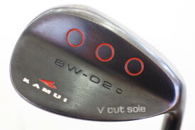 【中古】カムイ BLACK WEDGE BW-02c ウェッジ 56° S200フレックス 35.0インチ ダイナミックゴールド リシャフト品 Cランク 右利き用 KAMUI ゴルフクラブ ゴルフドゥ ゴルフ用品 GOLF DO 中古ゴルフクラ