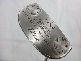【中古】【訳あり】タイトリスト SC スタジオセレクト ファストバック 1.5 パター 34.0インチ オリジナルスチール Dランク 右利き用 Titleist ゴルフクラブ ゴルフドゥ ゴルフ用品 GOLF DO 中古ゴ