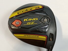 【中古】コブラ KING SPEEDZONE Black/Yellow ドライバー 9° Sフレックス 45.25インチ ヘッドカバーあり Speeder EVOLUTION for SZ Cランク 右利き用 COBRA ゴルフクラブ ゴルフドゥ ゴルフ用品 GOLF DO 中古ゴル