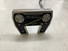 【中古】タイトリスト SC PHANTOM X 5 2021 パター 34.0インチ ヘッドカバーあり オリジナルスチール Cランク 右利き用 Titleist ゴルフクラブ スコッティキャメロン ファントムエックス ゴルフドゥ