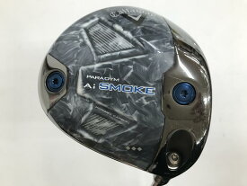 【中古】キャロウェイ PARADYM Ai SMOKE ◆◆◆ ドライバー 9° Rフレックス 45.5インチ ヘッドカバーあり RCH 45 リシャフト品 Cランク 右利き用 Callaway PARADYM Ai SMOKE ゴルフクラブ ゴルフドゥ ゴルフ