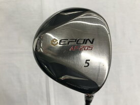 【中古】エポン AF-205 フェアウェイウッド 5W 18° Sフレックス 42.25インチ ヘッドカバーあり KUROKAGE XM60 リシャフト品 Cランク 右利き用 EPON ゴルフクラブ ゴルフドゥ ゴルフ用品 GOLF DO 中古ゴル