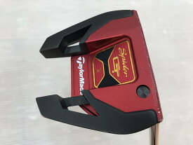 対象商品限定ポイント5倍！1月18日はゴルフドゥ！の日【中古】テーラーメイド Spider GTx RED SMALL SLANT パター 34.0インチ ヘッドカバーあり オリジナルスチール Dランク 右利き用 Taylormade ゴルフ