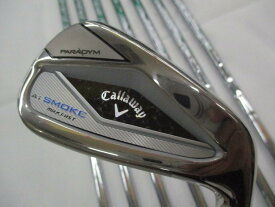 【中古】キャロウェイ PARADYM Ai SMOKE MAX FAST アイアンセット 24° Sフレックス 37.625インチ NSプロ850GH neo Cランク 右利き用 Callaway ゴルフクラブ ゴルフドゥ ゴルフ用品 GOLF DO 中古ゴルフクラブ
