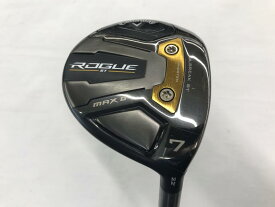 【中古】キャロウェイ ROGUE ST MAX D フェアウェイウッド 7W 22° Rフレックス 41.75インチ ヘッドカバーあり VENTUS 5 for Callaway Cランク 右利き用 Callaway ゴルフクラブ ゴルフドゥ ゴルフ用品 GOLF DO