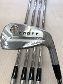 【中古】グローブライド ONOFF FORGED KURO 2022 アイアンセット Sフレックス 37.25インチ NSプロ　MODUS 3 TOUR 115 リシャフト品 Aランク 右利き用 GLOBERIDE ゴルフクラブ オノフフォージド ゴルフドゥ