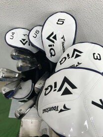 【中古】ブリヂストン ツアーステージ V-iQ2 ホワイト クラブセット 10.5° Sフレックス 0.0インチ オリジナルカーボン/スチール（PT) Aランク 右利き用 BRIDGESTONE ゴルフクラブ ゴルフドゥ ゴルフ