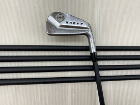 【中古】グローブライド ONOFF FORGED KURO 2022 アイアンセット Sフレックス 38.0インチ TRAVIL IRON 95 リシャフト品 Cランク 右利き用 GLOBERIDE ゴルフクラブ オノフフォージド ゴルフドゥ ゴルフ用品 G