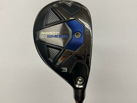 【中古】キャロウェイ PARADYM Ai SMOKE ユーティリティ 18° Sフレックス 40.75インチ ヘッドカバーあり ツアーAD DI-HYBRID95 リシャフト品 Cランク 右利き用 Callaway ゴルフクラブ パラダイムAiスモー