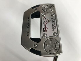 【中古】タイトリスト SC STUDIO STYLE FASTBACK 1.5 パター 34.0インチ ヘッドカバーあり オリジナルスチール Cランク 右利き用 Titleist ゴルフクラブ スコッティキャメロン スタジオスタイル ゴルフ