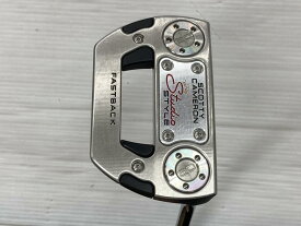 【中古】タイトリスト SC STUDIO STYLE FASTBACK パター 33.0インチ ヘッドカバーあり オリジナルスチール Cランク 右利き用 Titleist ゴルフクラブ スコッティキャメロン スタジオスタイル ゴルフド