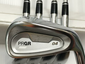 【中古】プロギア 04 IRON アイアンセット 37.0インチ スペックスチール3 Ver.2 Cランク 右利き用 PRGR ゴルフクラブ ゴルフドゥ ゴルフ用品 GOLF DO 中古ゴルフクラブ