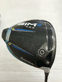 【中古】テーラーメイド SIM2 MAX ドライバー 10.5° Sフレックス 42.25インチ ヘッドカバーあり TENSEI SILVER TM50(SIM2) Cランク 右利き用 Taylormade ゴルフクラブ シム2マックス ゴルフドゥ ゴルフ用品 G