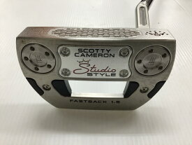 【中古】タイトリスト SC STUDIO STYLE FASTBACK 1.5 パター 34.0インチ ヘッドカバーあり オリジナルスチール Bランク 右利き用 Titleist ゴルフクラブ スコッティキャメロン スタジオスタイル ゴルフ