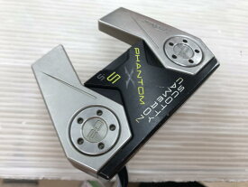 【中古】タイトリスト SC PHANTOM X 5.5 パター 32.0インチ ヘッドカバーあり オリジナルスチール Dランク 右利き用 Titleist ゴルフクラブ スコッティキャメロン ファントムエックス ゴルフドゥ ゴ
