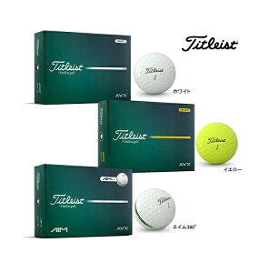 �^�C�g���X�g �S���t�{�[�� �G�[�u�C�G�b�N�X 26�N���f�� 1�_�[�X 12�� Titleist AVX �z���C�g �C�G���[ �G�C��
