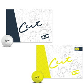 【フジコ限定300円OFFクーポン＆25日はP3倍】【送料無料】カットゴルフ CUT GOLF カット DC CUT DC 4ピース ゴルフボール 1ダース(12球入り) US仕様【メール便不可】【あす楽対応】