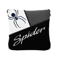 【送料無料】2024 テーラーメイド SPIDER スパイダー マレット大 パターカバー M1583901 ブラック/ホワイ…