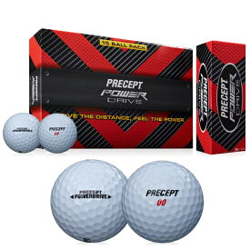 【送料無料】ブリヂストン Precept Powerdrive プリセプト パワードライブ ゴルフボール 1箱 (15球入り) US仕様 ホワイト BRIDGESTONE【平日14時まで当日発送】