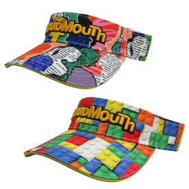 【送料無料】2025 ラウドマウス ユニセックス 総柄 バイザー 775-902 ゴルフ（ ラウドハーモニー / ブロックラッシュ ）【メール便不可】【あす楽対応】